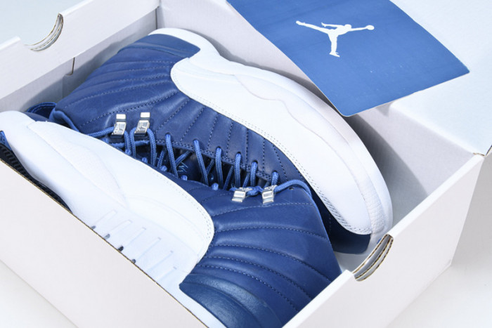 Air Jordan 12 Retro Stone Blue 130690-404