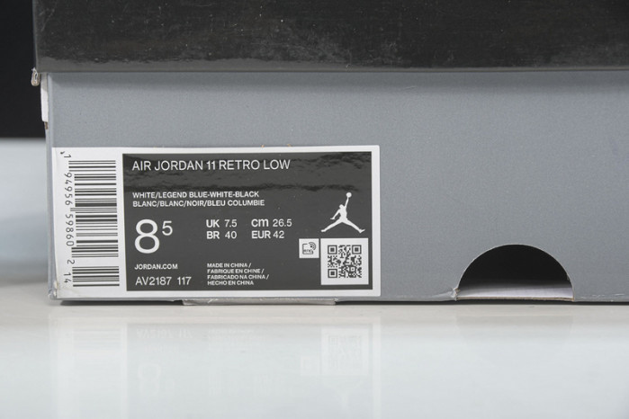 Air Jordan 11 Retro Low Legend Blue AV2187-117