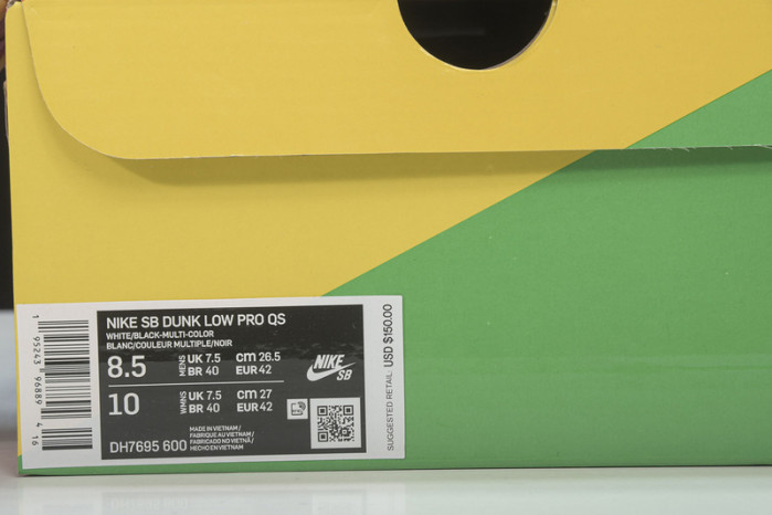Nike SB Dunk Low Pro Parra Abstract Art (2021) DH7695-600