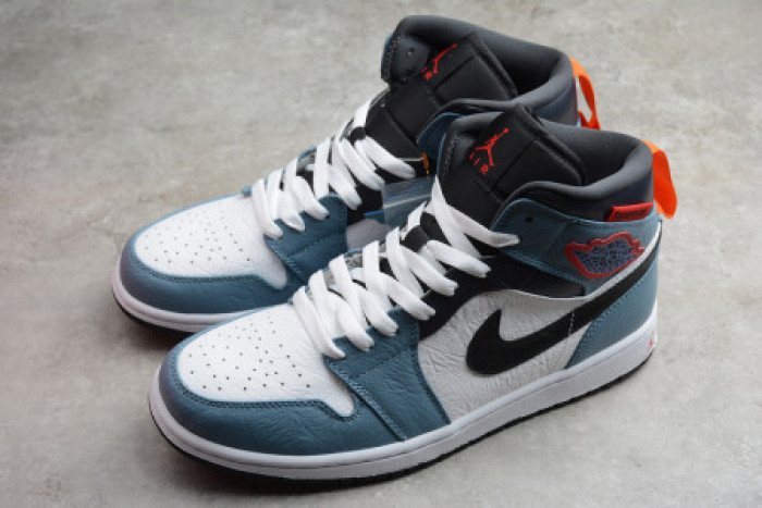 Fa*etasm x jordan 1 mid fearless blue white  cu2802-100