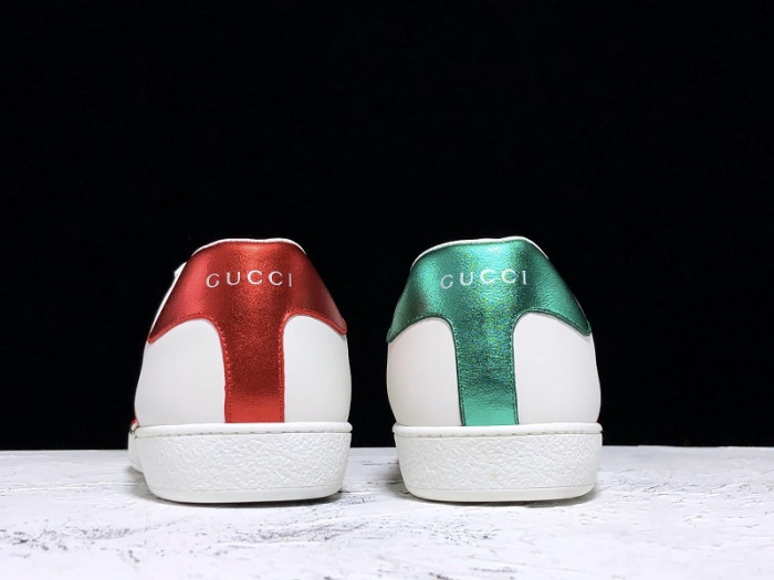 Gv*c ace embroidered low-top sneaker white with logo