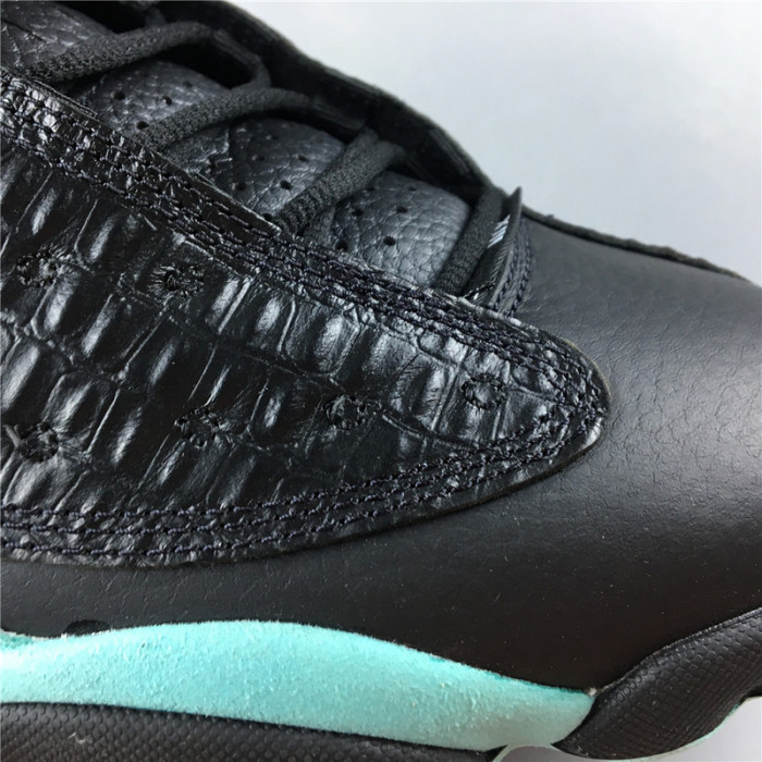 AIR JORDAN 13 RETRO BLACK ISLAND GREEN 414571-030