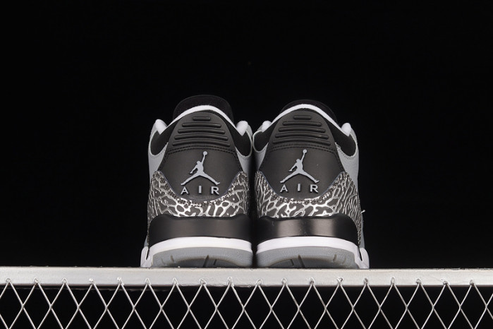 AIR JORDAN 3 RETRO WOLF GREY   136064 004