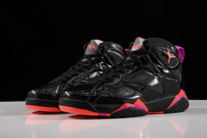 AIR JORDAN 7 RETRO BLACK PATENT 313358-006