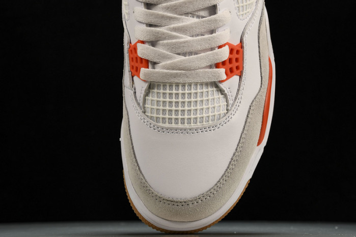 Nike SB x Air Jordan 4  White Orange DR5415-108