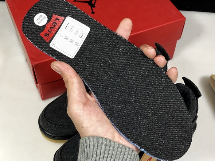 air jordan 4 retro Leu*s nrg  Leu*s - black denim ao2571-001