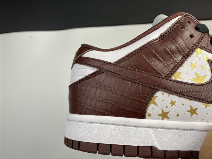 nike sb dunk low Svp*me stars barkroot brown (2021)  dh3228-103