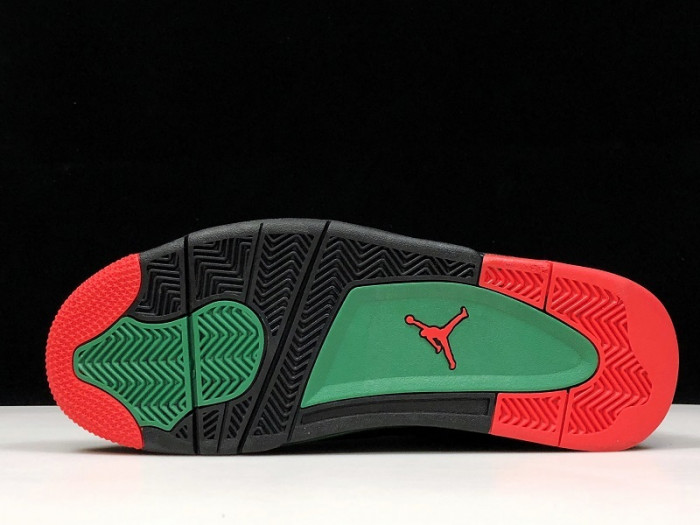 Air Jordan 4 NRG Black/Gorge Green-Varsity Red AQ3816-063